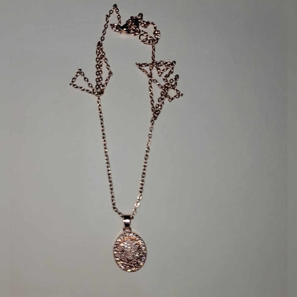 Rose gold-plated necklace
